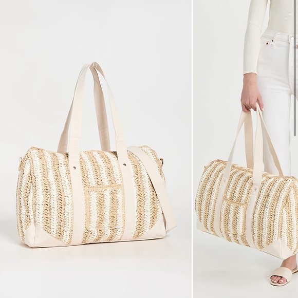 Canvas summer duffle travel bag - Picture 4 of 13